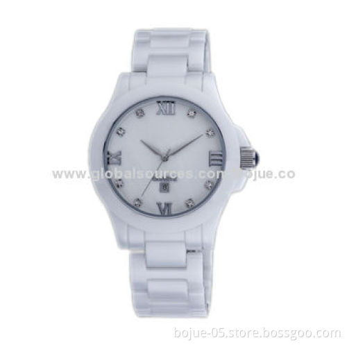 Ceramic Ladies' Watch, OEM Orders Welcomed